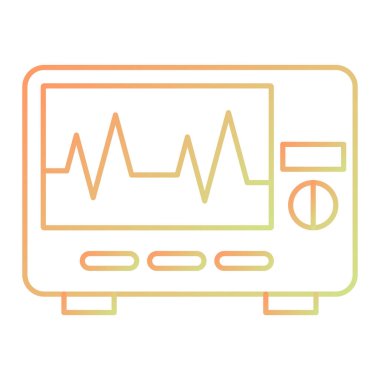 Modern sağlık simgesinin vektör illüstrasyonu