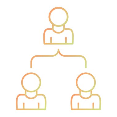 İnsan simgesinin vektör illüstrasyonu