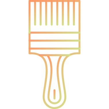 Boya fırçası. Basit resimleme