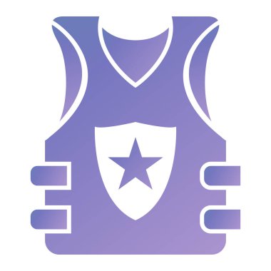 kalkan ikon vektör illüstrasyonu