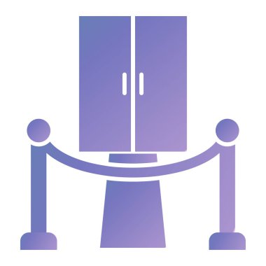 Tuvalet. Web simgesi basit illüstrasyon