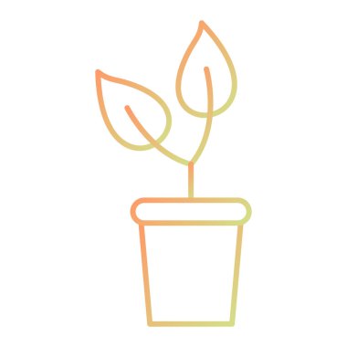 bitki simgesi vektör illüstrasyonu