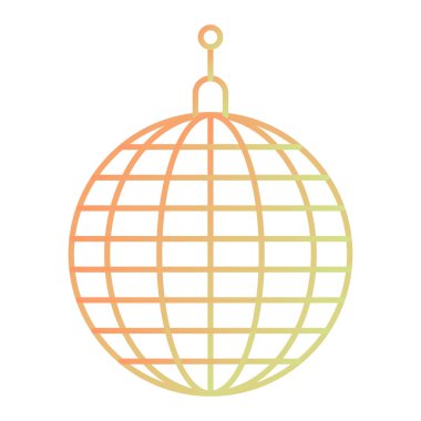 Noel balosu ikonu. vektör illüstrasyonu