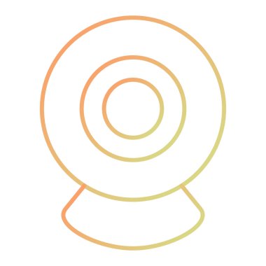 Webcam kutsal kişilerin resmi. Vektör çizim