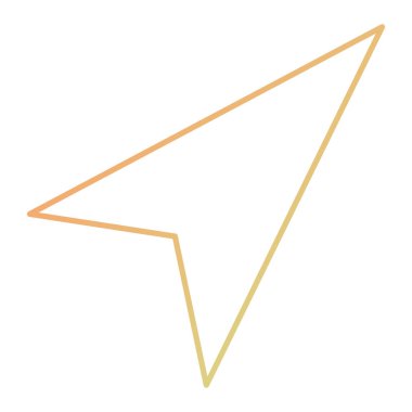 ok simgesi vektör illüstrasyonu