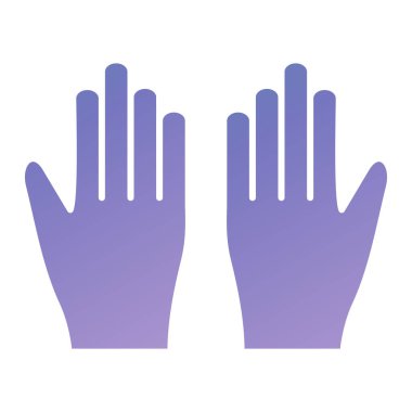 Eldiven ikonu. vektör illüstrasyonu