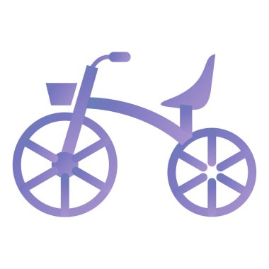 Bisiklet. Web simgesi basit illüstrasyon