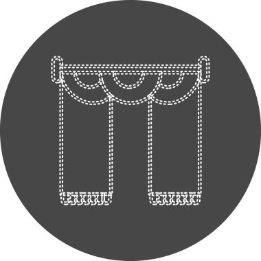 Bir çerçeve simgesinin vektör illüstrasyonu