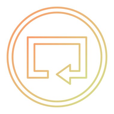 ok simgesi vektör illüstrasyonu