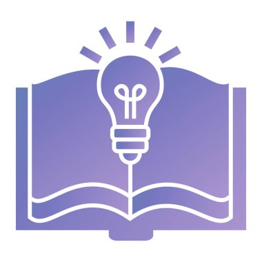 Ampul simgesinin vektör illüstrasyonu