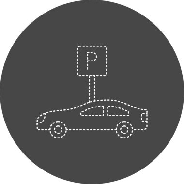 Modern otomatik simgenin vektör illüstrasyonu