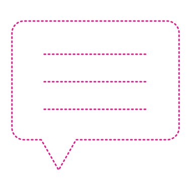 konuşma balonu ikonu vektör illüstrasyon tasarımı