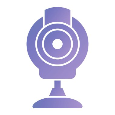 Web kamerası. Web simgesi basit illüstrasyon