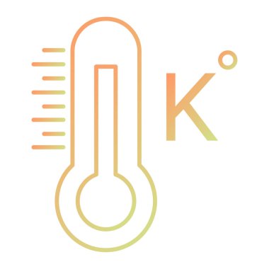 termometre simgesi vektör illüstrasyonu