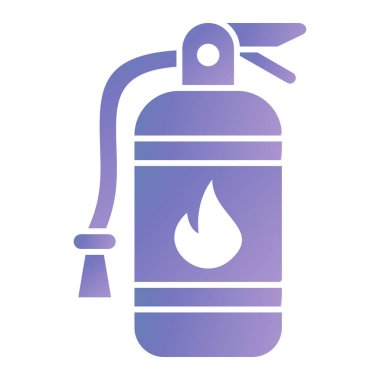 Yangın söndürme ikonu. vektör illüstrasyonu