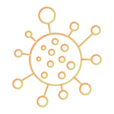 Virüs ikonu vektör illüstrasyonu