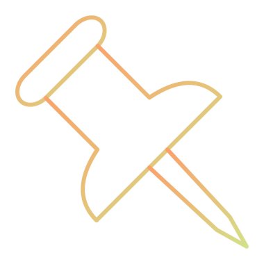 pin icon. web button. vector illustration