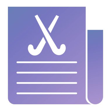 letter initial with notes, vector illustration