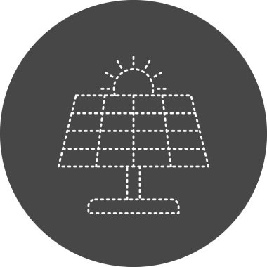 Güneş enerjisi vektör çizim