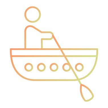 tekne ikonu vektör illüstrasyonu