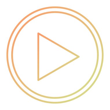 Projeniz için çalma düğmesi simgesi