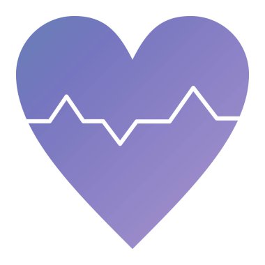 kalp şekli ikon vektör çizimi tasarımı