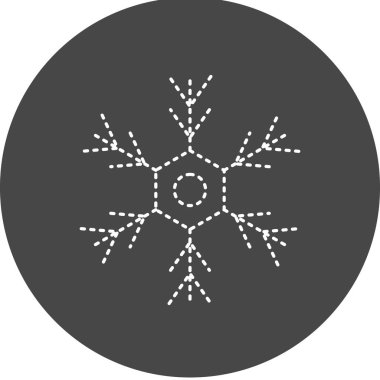 Kış. Web simgesi basit tasarım