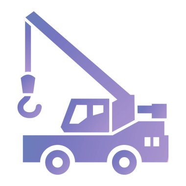 Vinç. Web simgesi basit tasarım