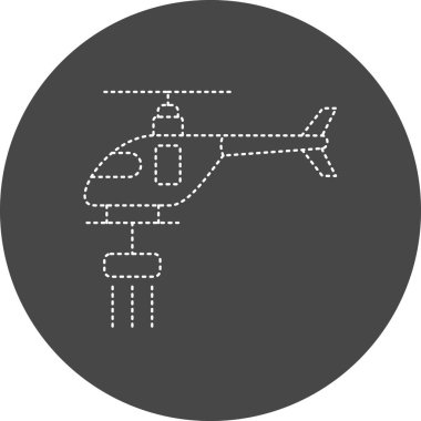 vector illustration of modern Fire Fightin icon