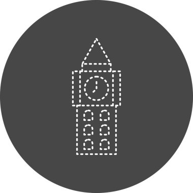 Color clock icon vector illustration