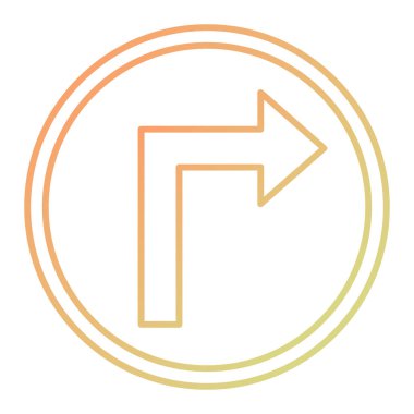 ok simgesi vektör illüstrasyonu