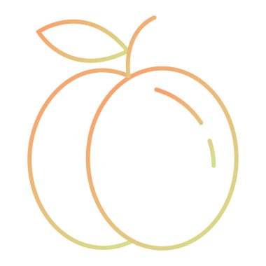 organic food icon. vector illustration