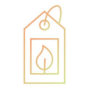 Bir hediye simgesinin vektör illüstrasyonu