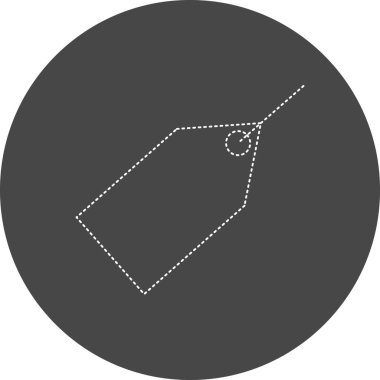 etiket simgesi vektör illüstrasyonu