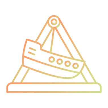 Gemi. Web simgesi basit illüstrasyon