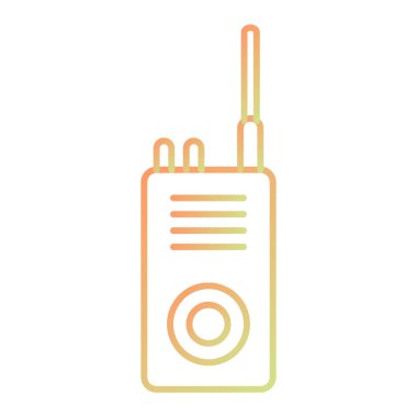 radyo simgesi vektör illüstrasyonu