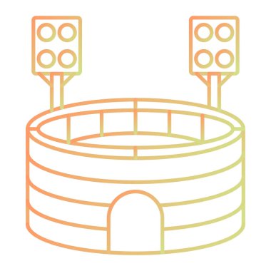 Çizgi film simgesinin vektör çizimi