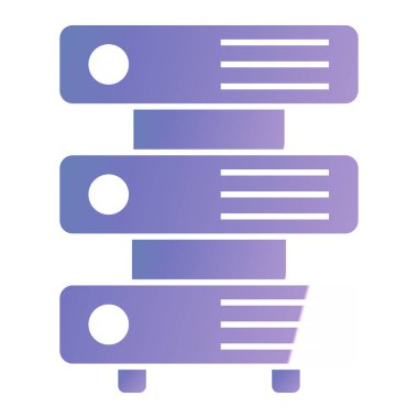 veri sunucu simgesi vektör illüstrasyonu