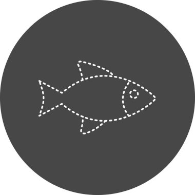 fish icon modern simple illustration 