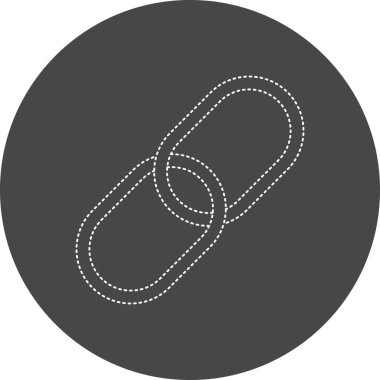 Bağlantı simgesinin vektör illüstrasyonu