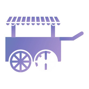 dükkan kiosk simgesi vektör illüstrasyon tasarımı