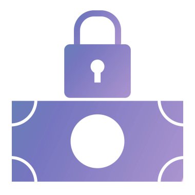 Kilit simgesi. Güvenlik sistemi sembolü. düz tasarım biçimi.