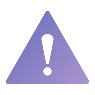 ünlem işareti simgesi, vektör illüstrasyonu