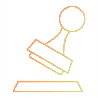 Ofis simgesinin vektör illüstrasyonu