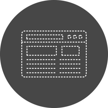 Günlük Vektörü Kabartma Simgesi Tasarımı 