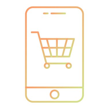 cep telefonu simgesi. vektör illüstrasyonu