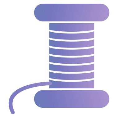 İplik. Web simgesi basit illüstrasyon