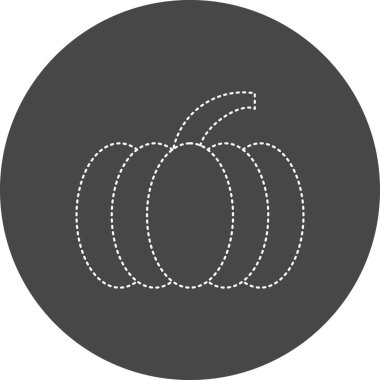 Kabak simgesinin vektör illüstrasyonu