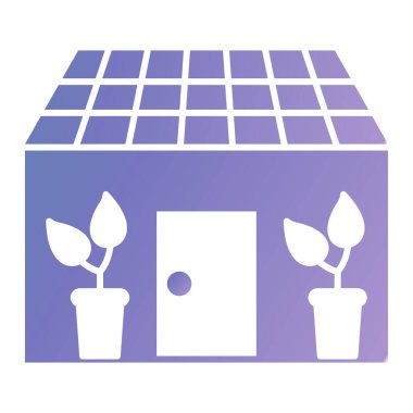 Güneş paneli ikon vektörü. İnce bir çizgi işareti. izole edilmiş sınır sembolü çizimi