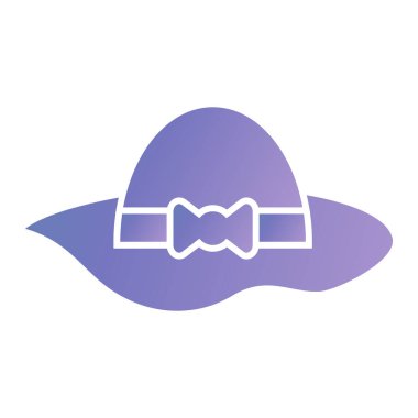 hat icon. simple illustration of party accessory vector icons for web